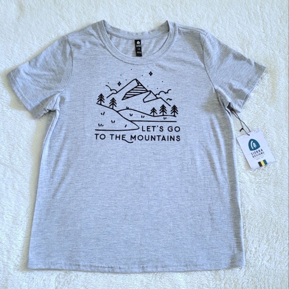 Sierra Designs "Let's Go To The Mountains"⛰️ Graphic Tee👕 - NWT